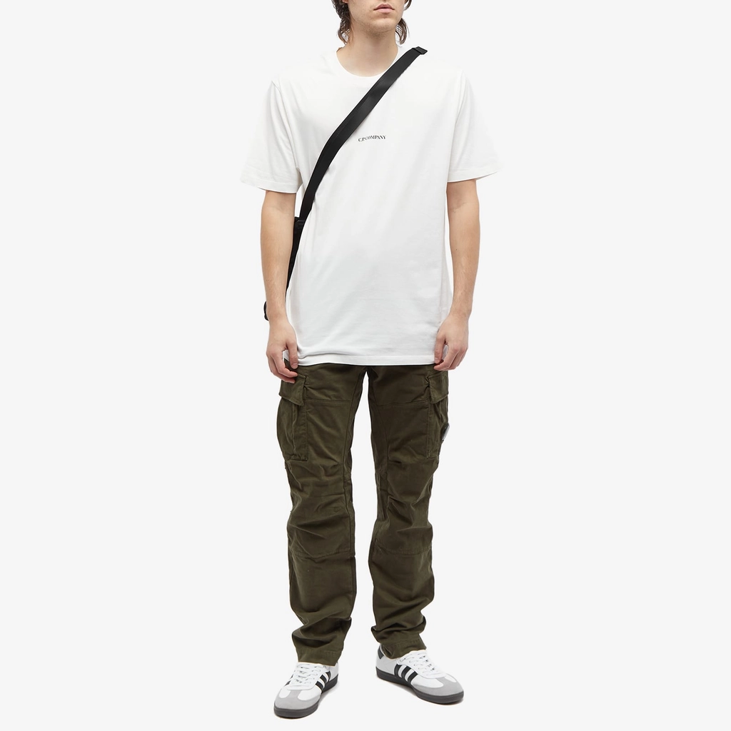 CP Company Men's Small Logo T-Shirt Gauze White
